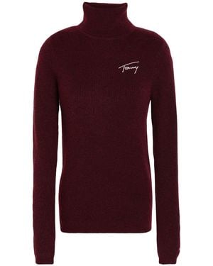 Tommy Hilfiger Rollkragenpullover - Lila