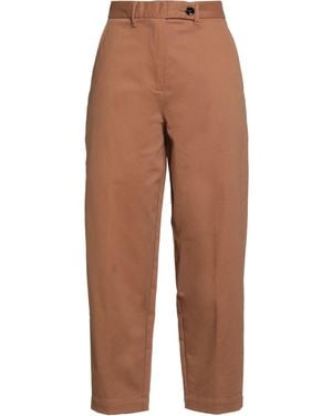 Ballantyne Camel Pants Cotton, Elastane - Brown