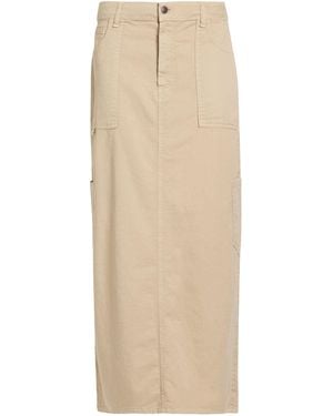 B.yu Denim Skirt Cotton, Elastane - Natural