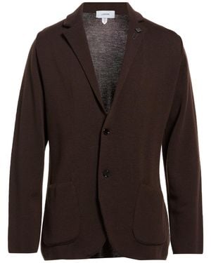 Lardini Dark Blazer Virgin Wool - Brown