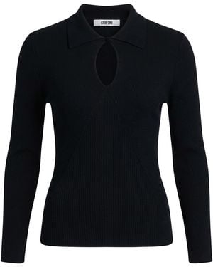 Grifoni Sweater Viscose, Polyamide, Wool - Black