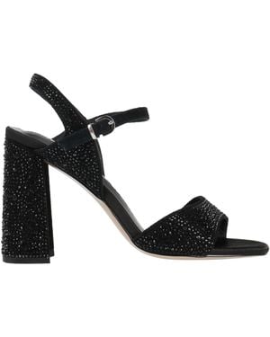 Luciano Barachini Sandals Leather - Black