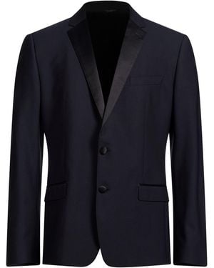 Dolce & Gabbana Midnight Blazer Virgin Wool, Silk, Elastane, Polyester - Blue