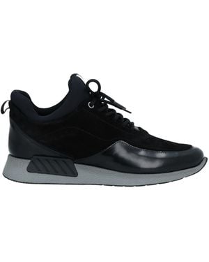 Exton Sneakers Soft Leather, Textile Fibers - Black