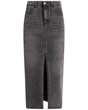 Kaos Denim Skirts - Grey