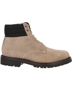 Moorer Ankle Boots Leather, Textile Fibers - Brown