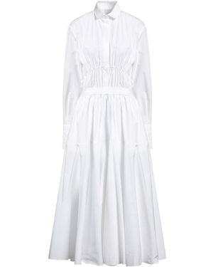 Patou Maxi Dress Cotton - White