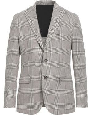 Eleventy Blazer Cotton, Viscose - Gray