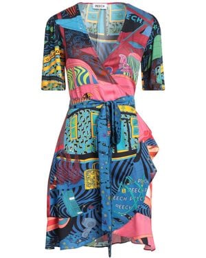 PEECH Mini Dress - Blue