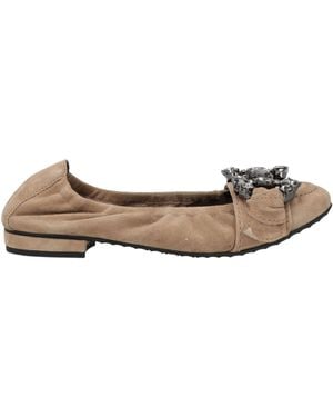 Kennel & Schmenger Ballet Flats Leather - Natural