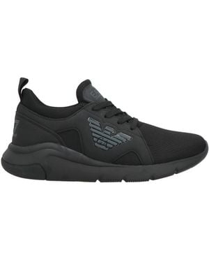 EA7 Sneakers Polyester, Elastane - Black