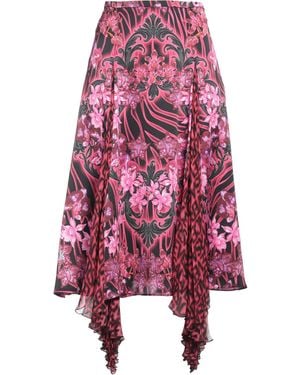 Versace Midi Skirt Silk - Red