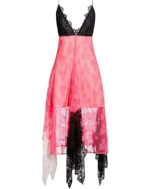 Christopher Kane Robe Longue - Rose
