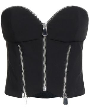 Pinko Top Polyester, Elastane - Black