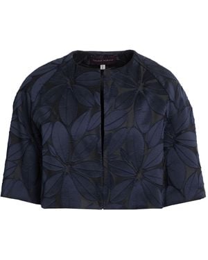 Talbot Runhof Midnight Jacket Acetate, Polyester, Polyacrylic - Blue