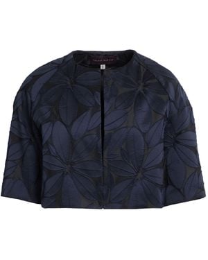 Talbot Runhof Midnight Jacket Acetate, Polyester, Polyacrylic - Blue