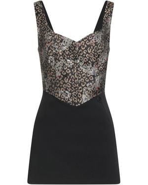 Gaelle Paris Mini Dress Polyester, Elastane - Black