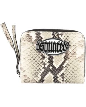 DSquared² Wallet Calfskin - White