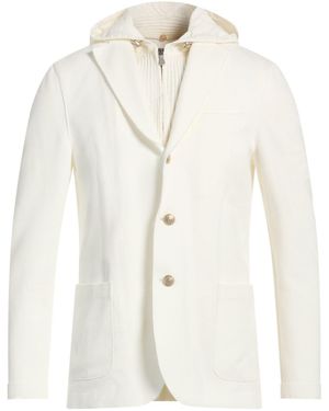 Eleventy Platunum Jacket Cotton, Polyamide, Elastane - White