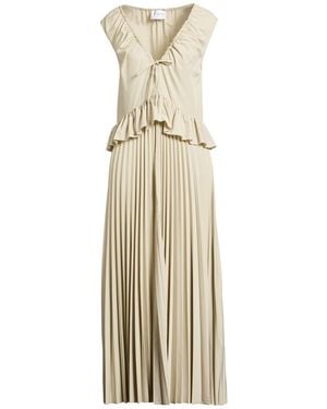 Isabelle Blanche Vestido Largo - Metálico