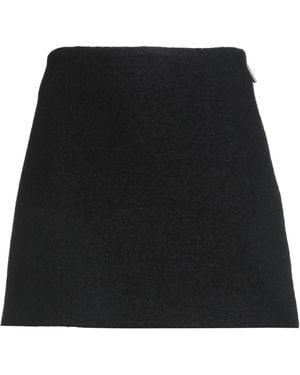 MSGM Mini Skirt Virgin Wool - Black