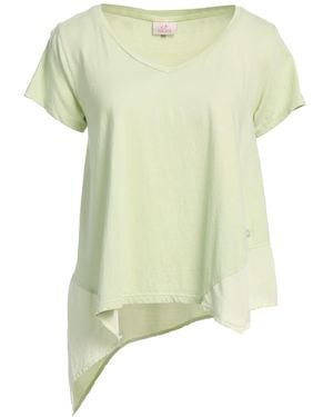 Deha T-Shirt Cotton, Viscose, Linen - Green