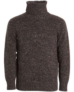 Malo Dark Turtleneck Virgin Wool, Cashmere, Polyamide - Gray
