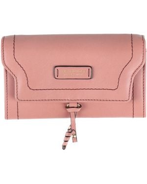 The Bridge Antique Rose Wallet Leather - Pink