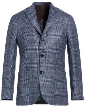 Barba Napoli Blazer Linen - Blue