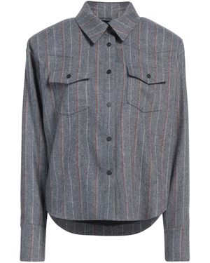 The Mannei Shirt Wool - Gray
