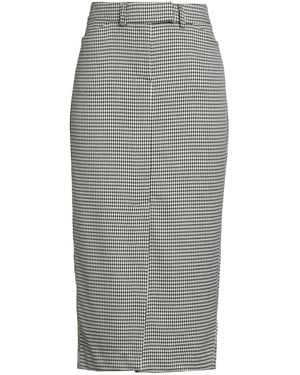 Soallure Midi Skirt Polyester, Rayon, Elastane - Gray
