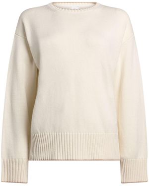 Eleventy Platinum Ivory Sweater Cashmere - Natural