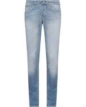 Dondup Straight-Leg Faded Denim Jeans - Blue