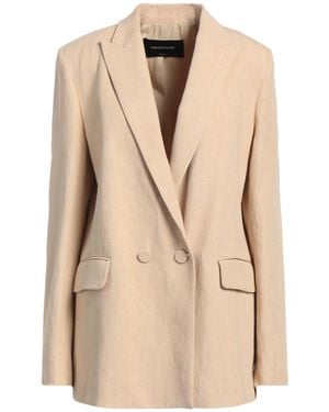 Fabiana Filippi Blazer Virgin Wool, Polyamide, Elastane - Natural