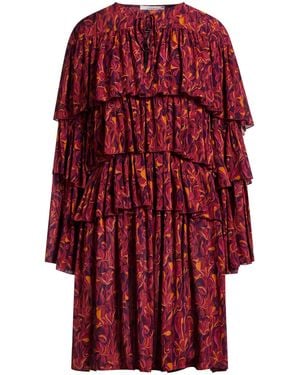Maliparmi Midi Dress Viscose - Red