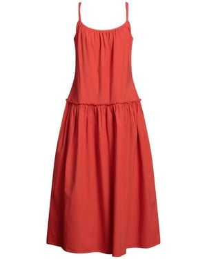 Massimo Alba Vestito Lungo - Rosso