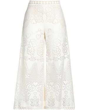 Valentino Garavani Cropped Trousers - White