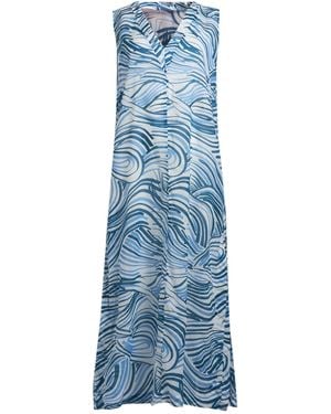 Caliban Maxi Dress Cotton - Blue