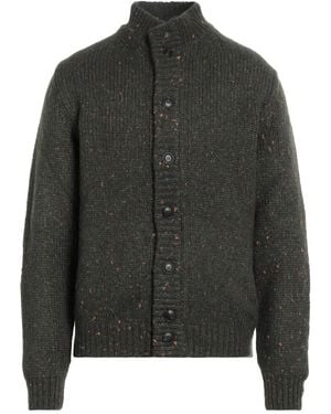 Fedeli Cardigan Virgin Wool, Cashmere, Nylon - Black