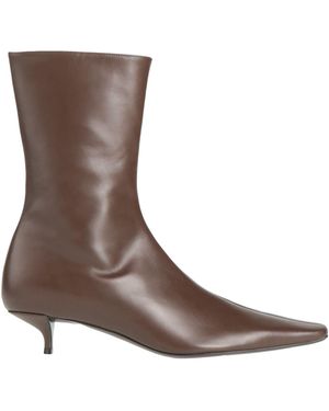 The Row Ankle Boots Leather - Brown