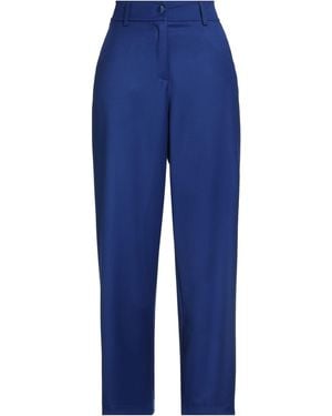 Rose' A Pois Pants Polyester, Viscose, Elastane - Blue