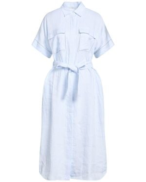Peserico Midi Dress Linen - Blue