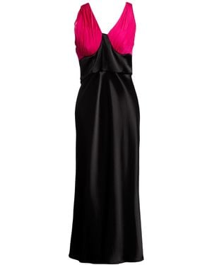 Nafsika Skourti Fuchsia Maxi Dress Triacetate, Pes - Pink