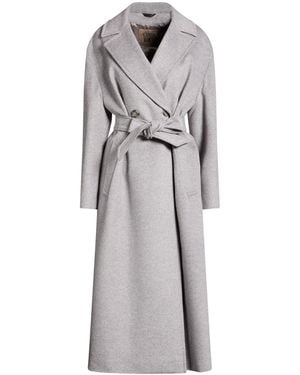 Cinzia Rocca Coat Virgin Wool - Gray