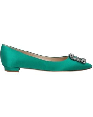 Manolo Blahnik Ballerina - Grün
