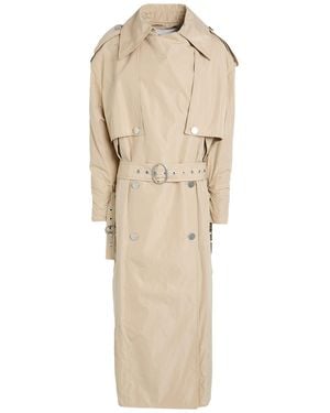 Jil Sander Overcoat & Trench Coat Polyester - Natural