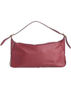 Celine Burgundy Handbag Leather - Purple