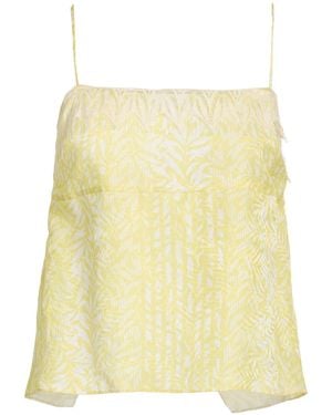 Kristina Ti Top Cotton, Silk - Yellow