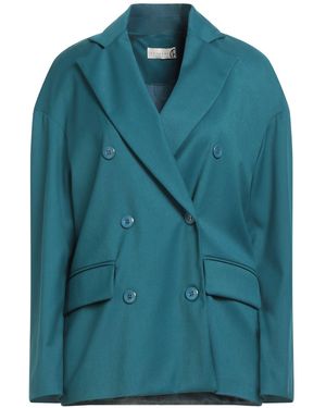 Haveone Deep Blazer Polyester, Viscose, Elastane - Green