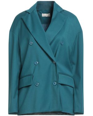 Haveone Deep Blazer Polyester, Viscose, Elastane - Green
